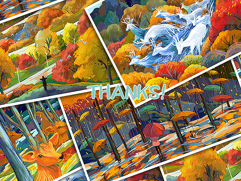 2019年猫婵插画集