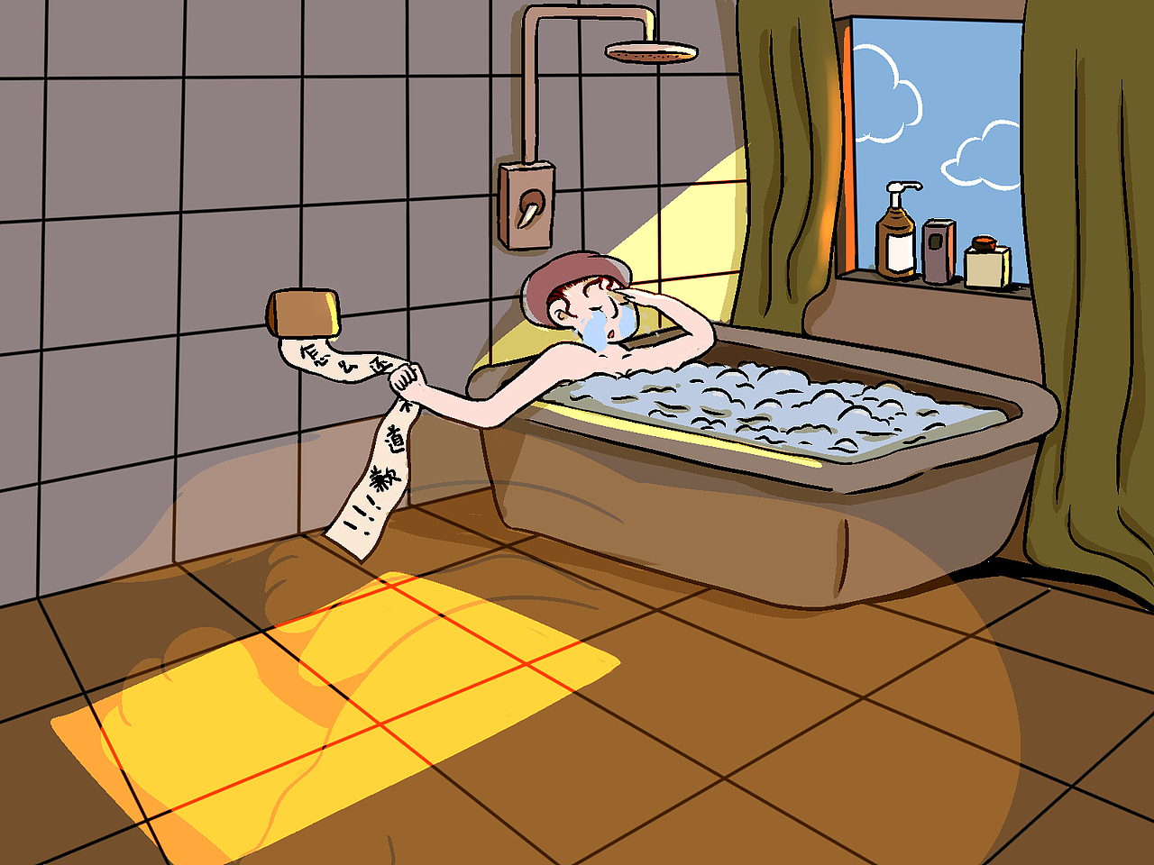 其实我们都不寂寞 爱情主题系列插画（图ZMjMyMTMzNjUy） - 概念设定 - 站酷设计师等愚齐原创素材 - 站酷ZCOOL