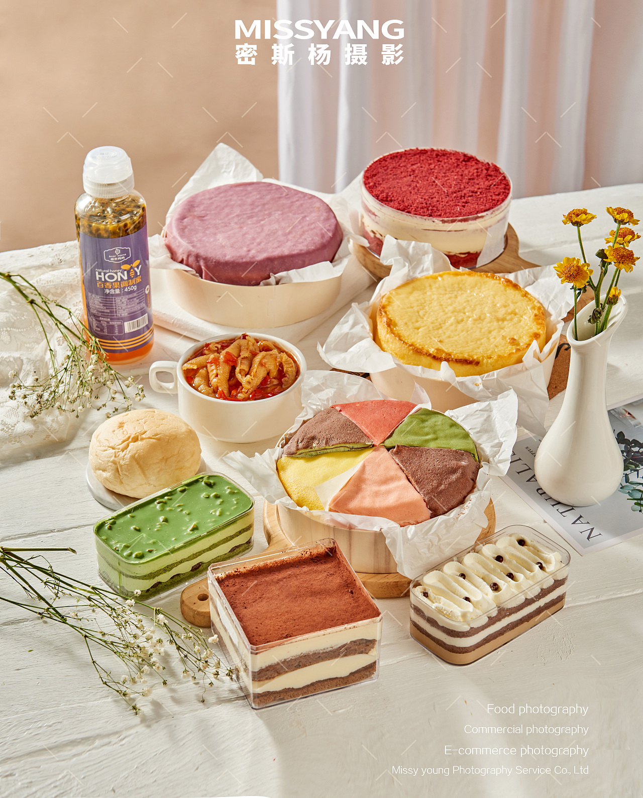 面包零食合集|吐司月饼冰淇淋甜点饼干蛋糕|美食摄影