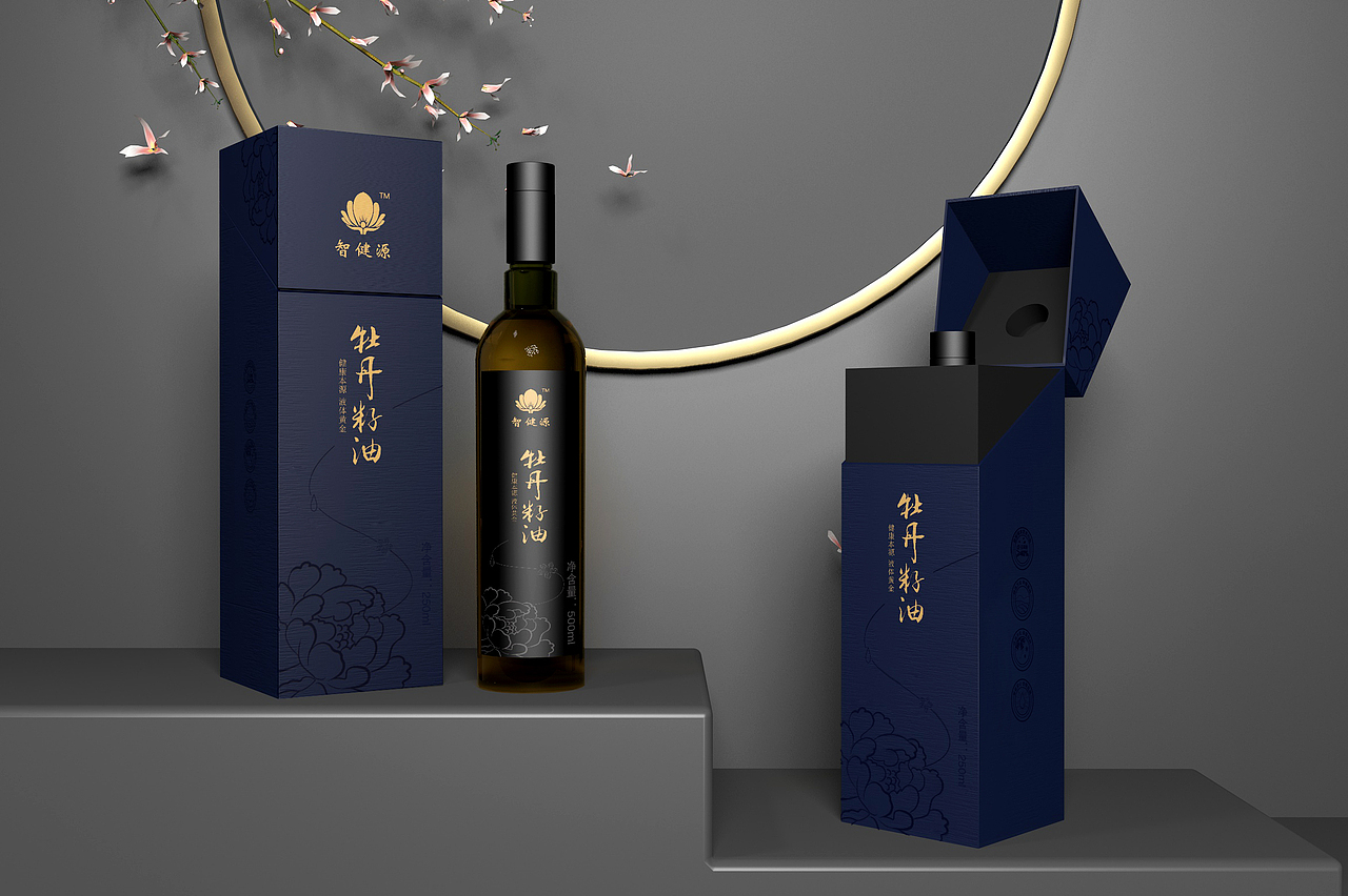 箱盒汇 | 主创：牡丹籽油包装设计