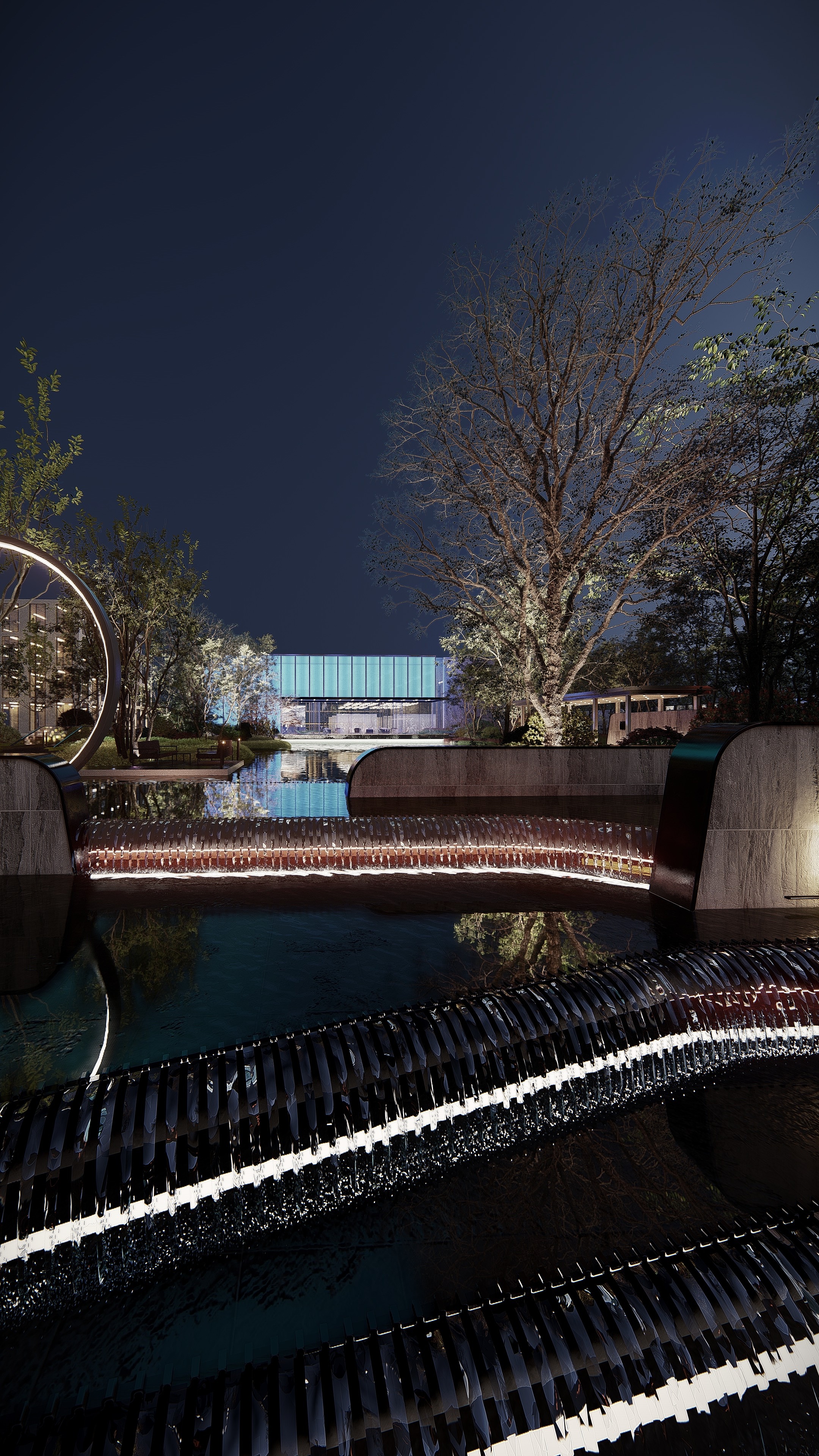 lumion夜景景观效果图