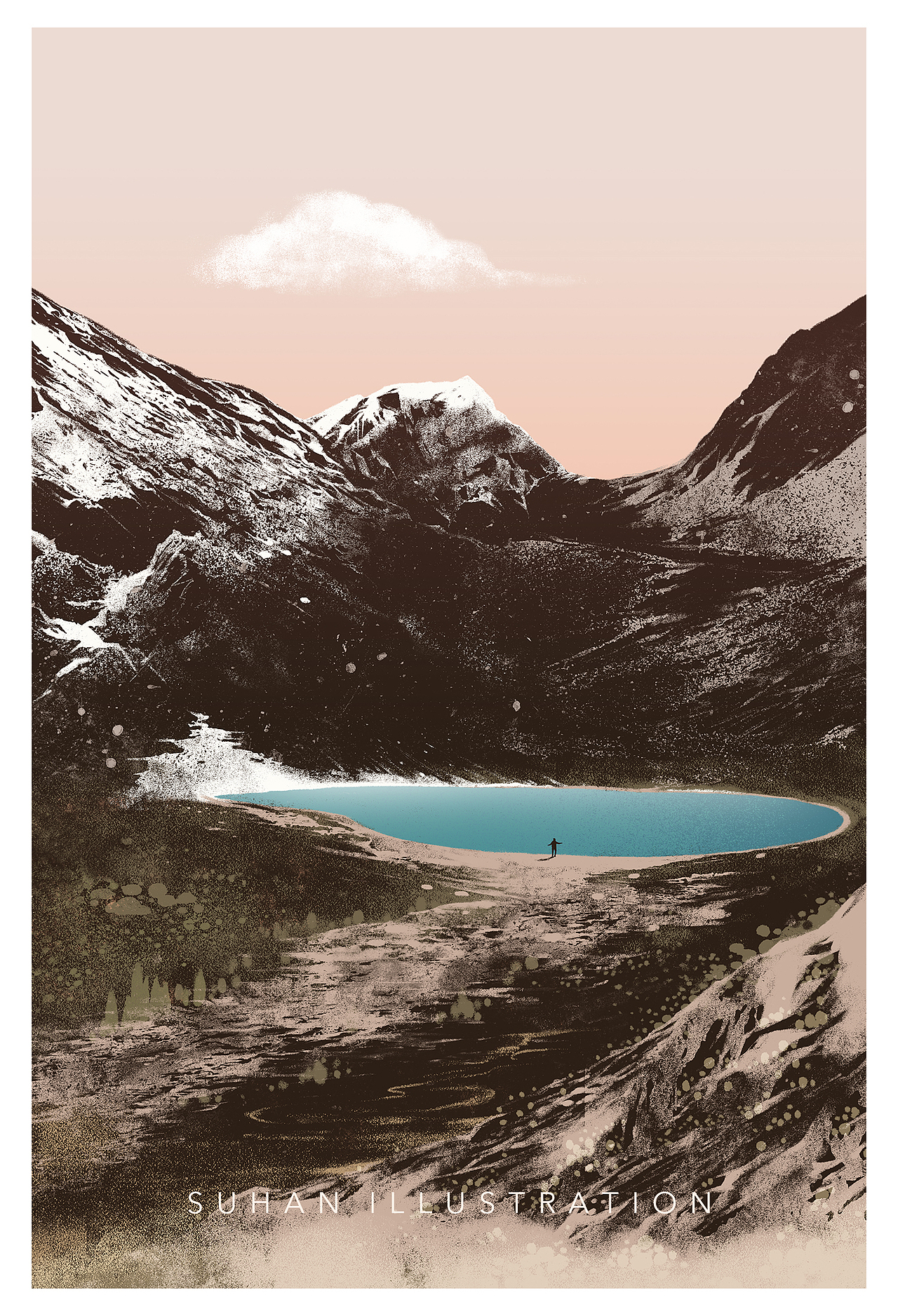 2020年度插画总结｜在冬夜，赴孤岛诗社的约（图ZMjM4NjA2ODk2） - 创作习作 - 站酷设计师苏寒原创素材 - 站酷ZCOOL