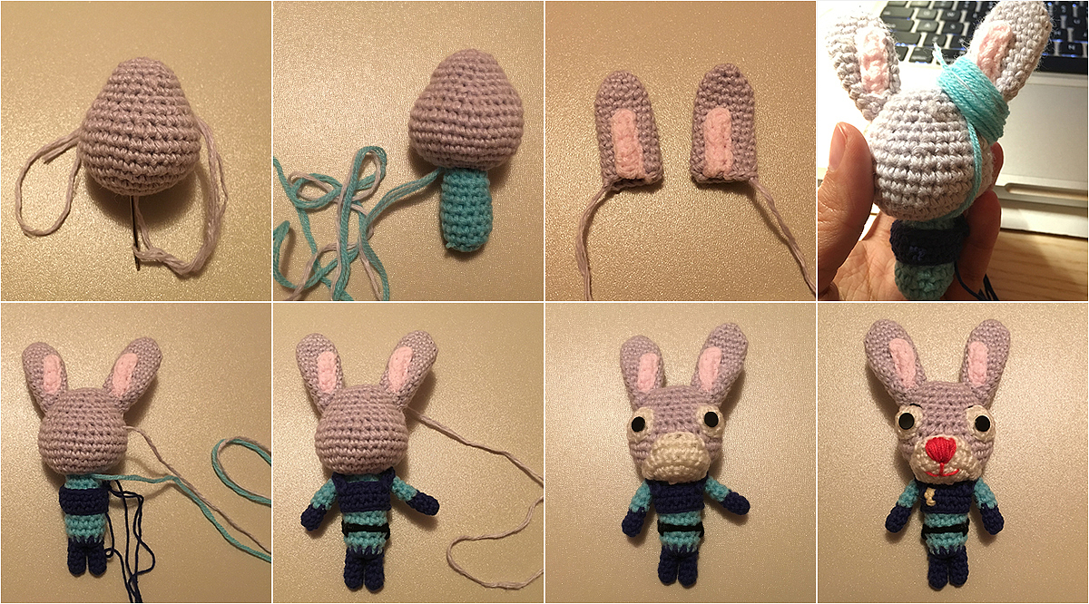 Zootopia 《疯狂动物城》 闪电&朱迪 DIY（图ZNTI0OTgwODQ=） - 其他手工艺 - 站酷设计师猪不吃鱼原创素材 - 站酷ZCOOL