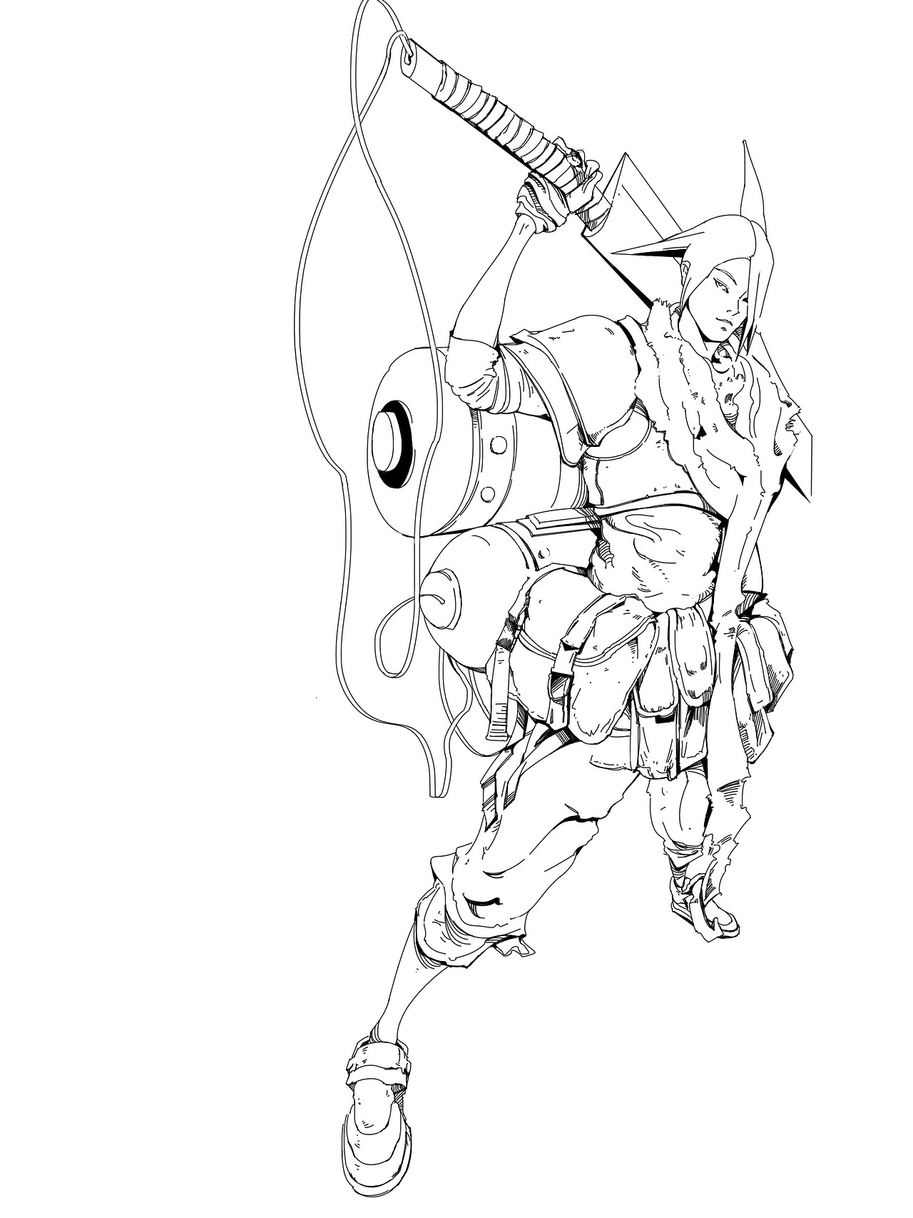 最近画的比较完整的3a