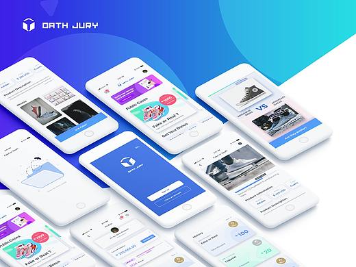 区块链APP OATH JURY 设计