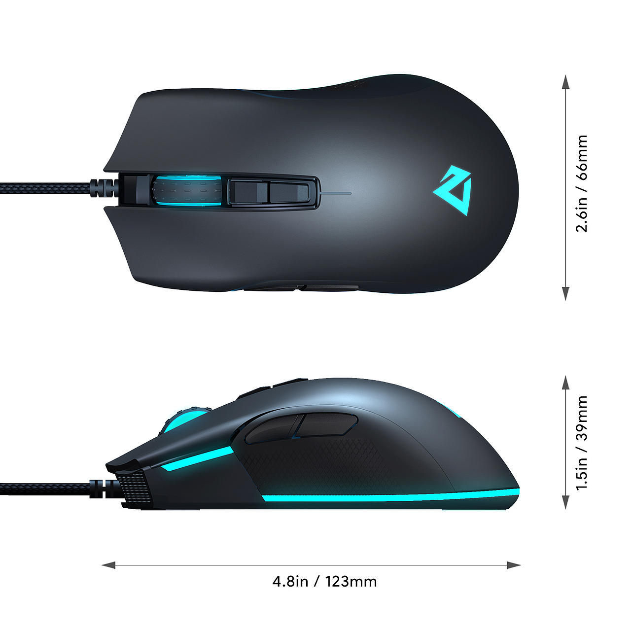 一款亚马逊游戏鼠标产品建模渲染（图ZMjA2NDEwMDQ4） - 产品 - 站酷设计师玩泥巴的阿呆原创素材 - 站酷ZCOOL