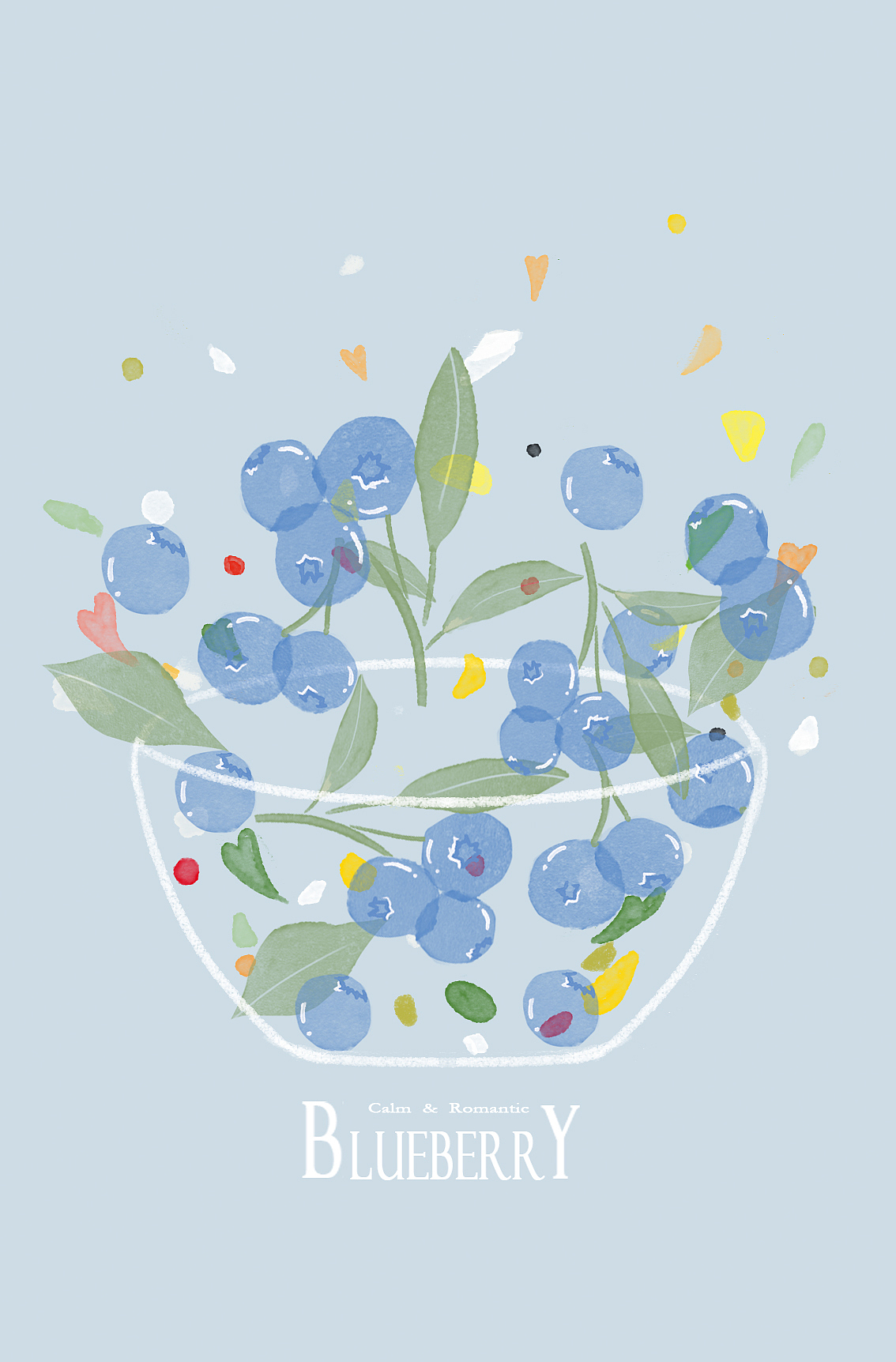 翻滚吧水果君！系列插画