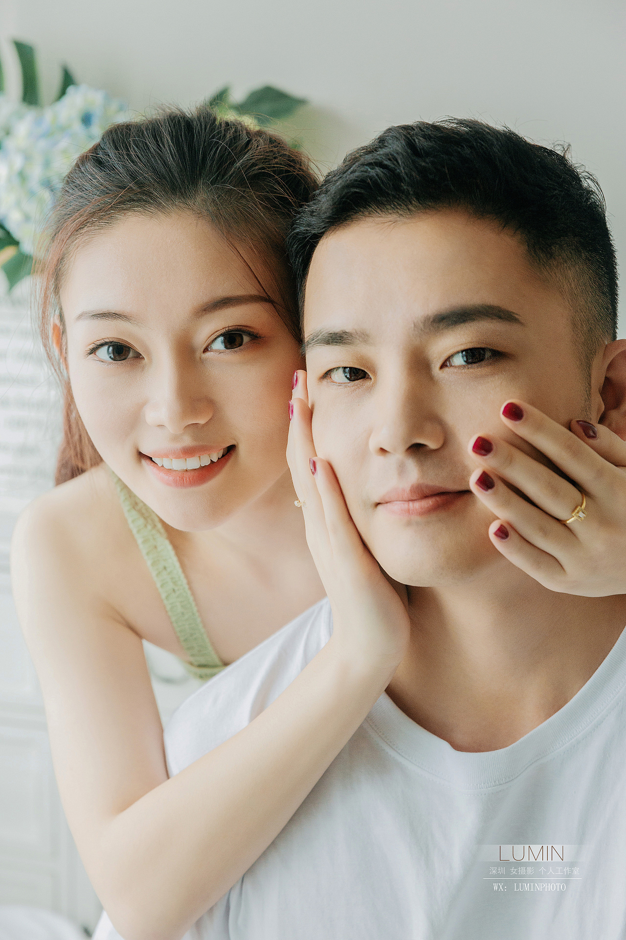 深圳约拍情侣写真 胶片 情侣居家清新 日常写|摄影|人像摄影|深圳女