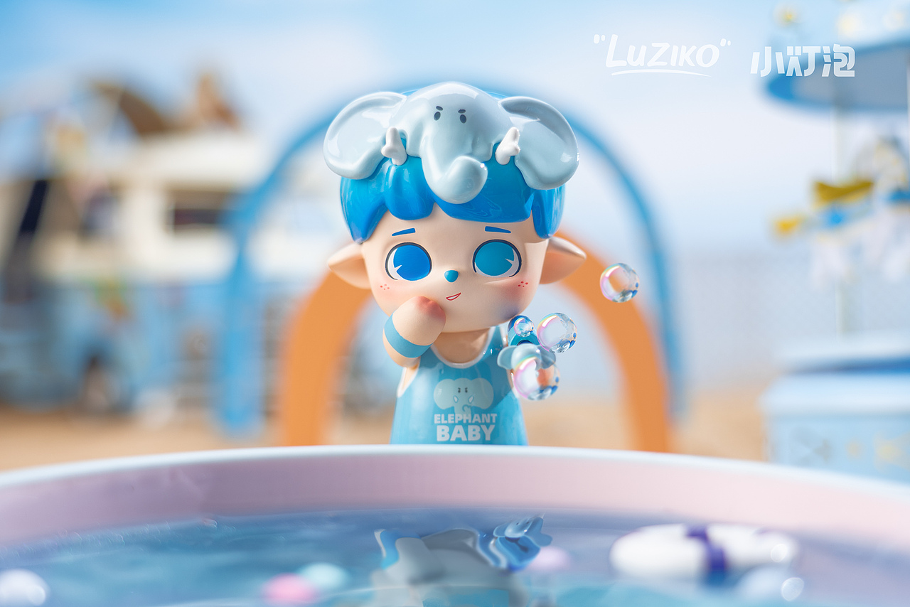 盲盒拍摄 鹿豆子LUZIKO潮萌动物系列 摄影视觉策划