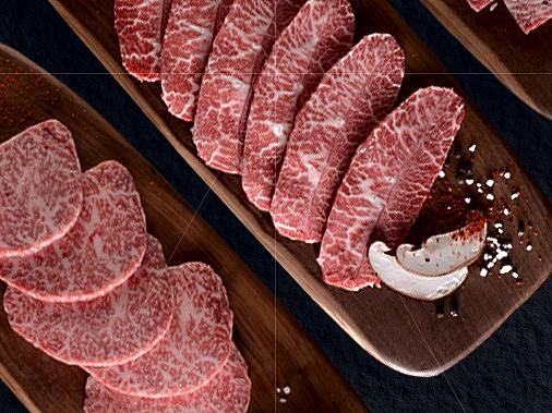 烤黑牛肉组合