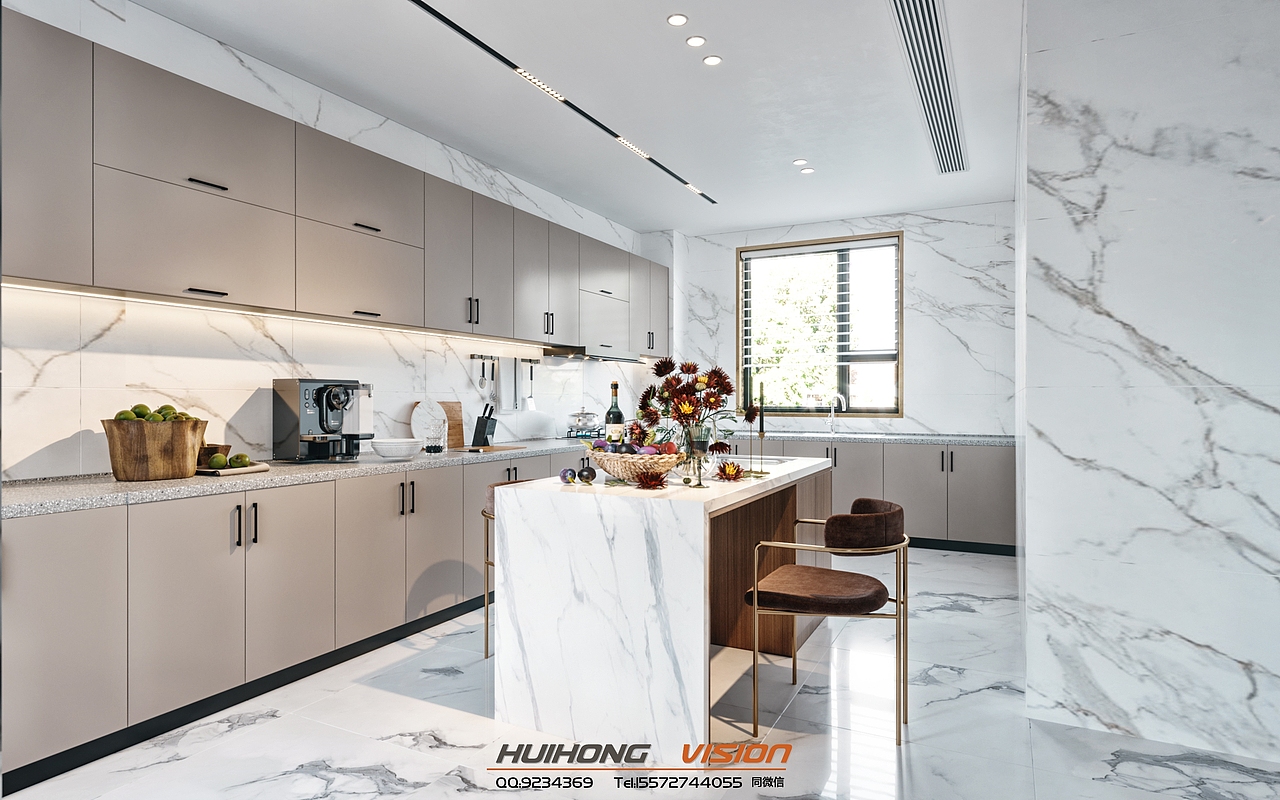 现代别墅客餐厅（图ZMjEzMzY0NzY0） - 家装设计 - 站酷设计师delde原创素材 - 站酷ZCOOL