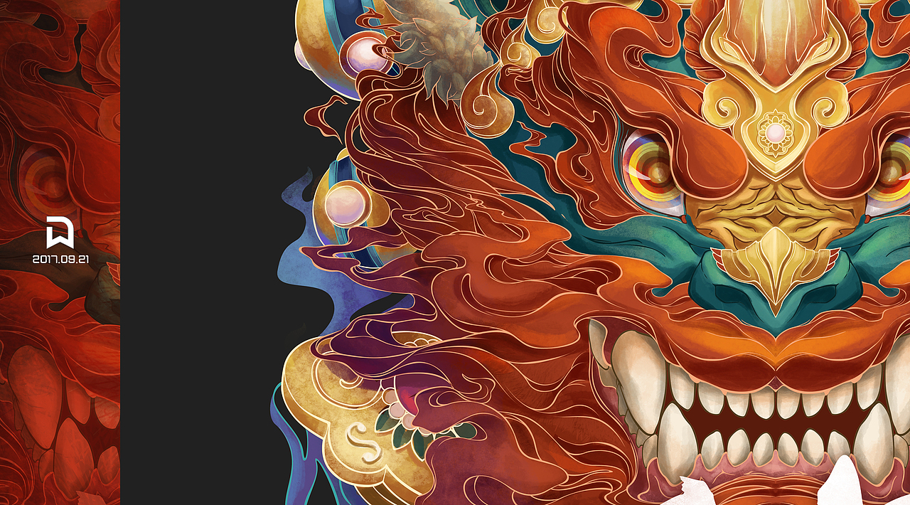 狮子（图ZOTIxOTU5MjQ=） - 商业插画 - 站酷设计师小学鸡dw原创素材 - 站酷ZCOOL