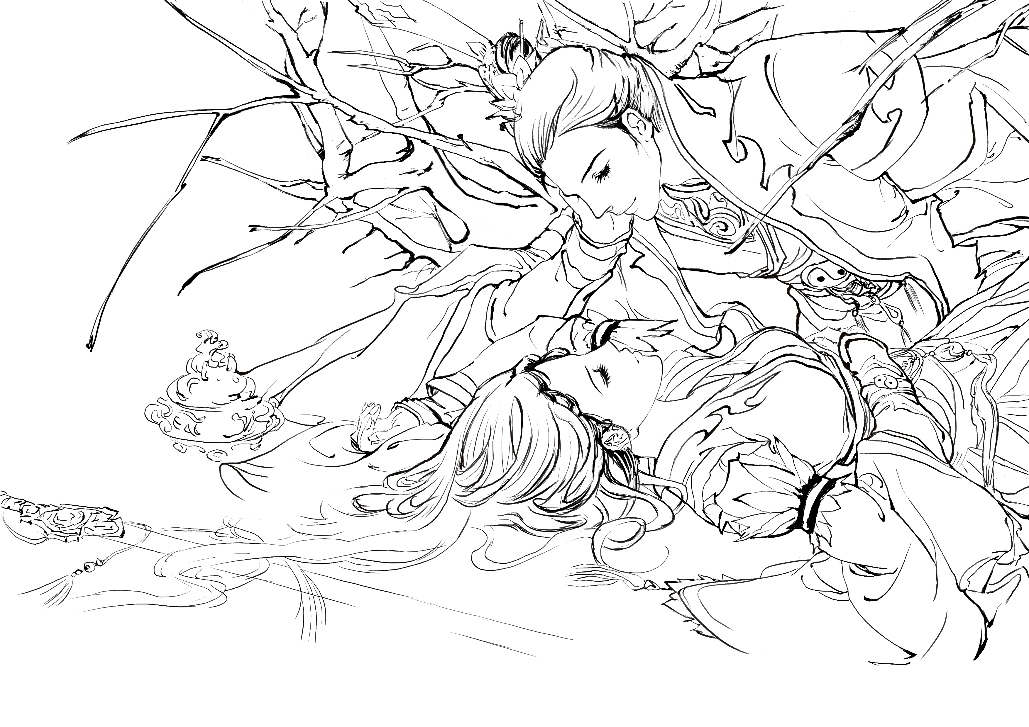 古风手绘（图ZMTYwMjYyNDA0） - 概念设定 - 站酷设计师leolaudesign原创素材 - 站酷ZCOOL