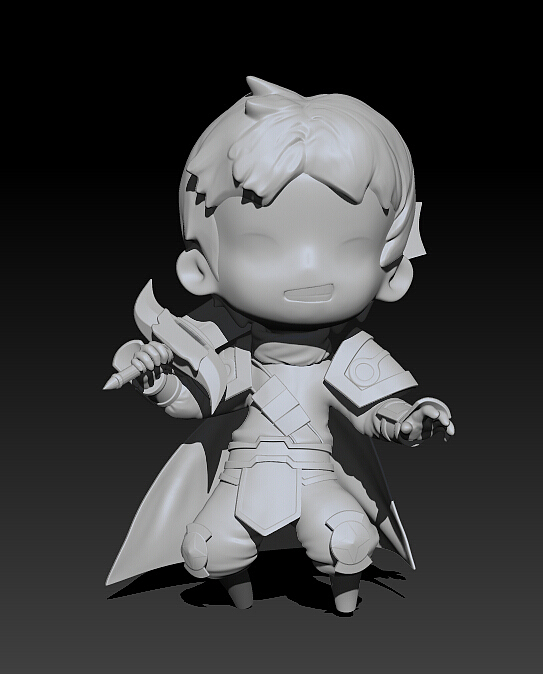 LOL Q版 模型制作