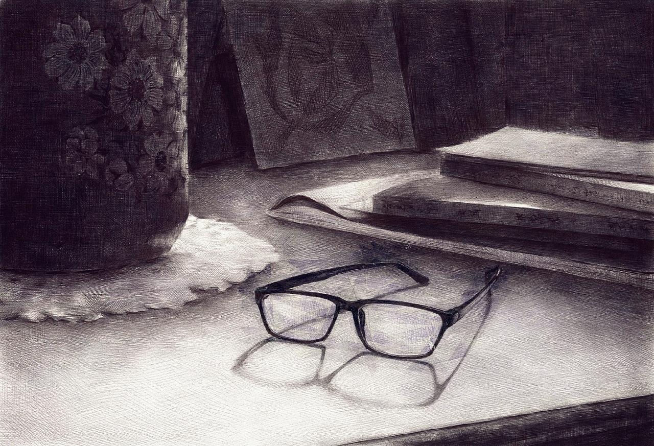 研究生毕业创作~圆珠笔绘本《如歌》