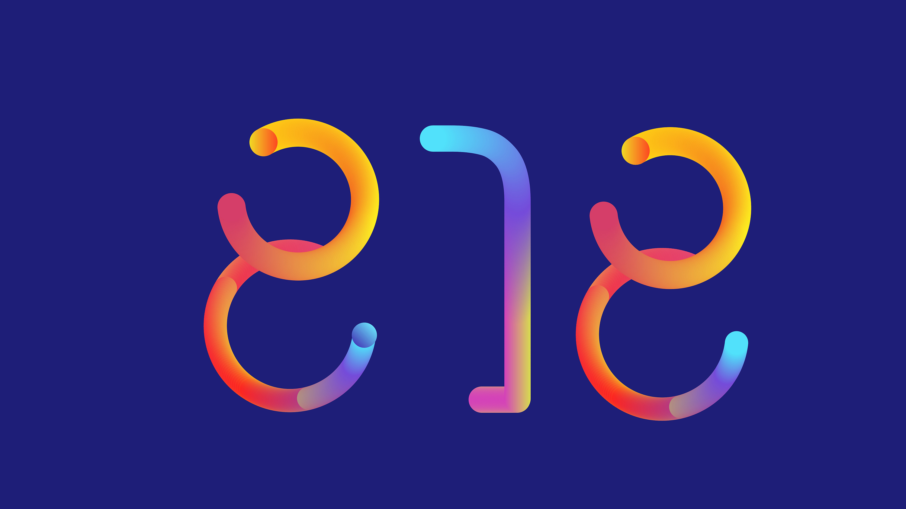 ai立体字818制作练习