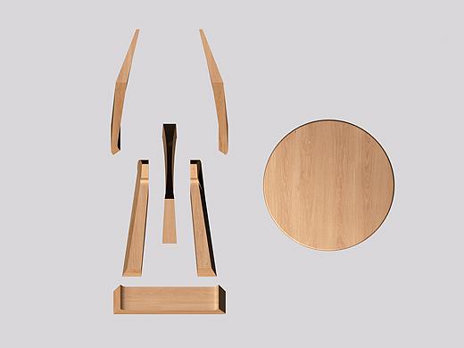 家具设计-猪年凳