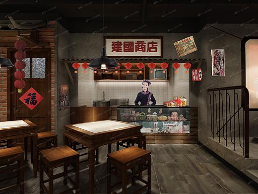 【非力】胡同食品街店改造