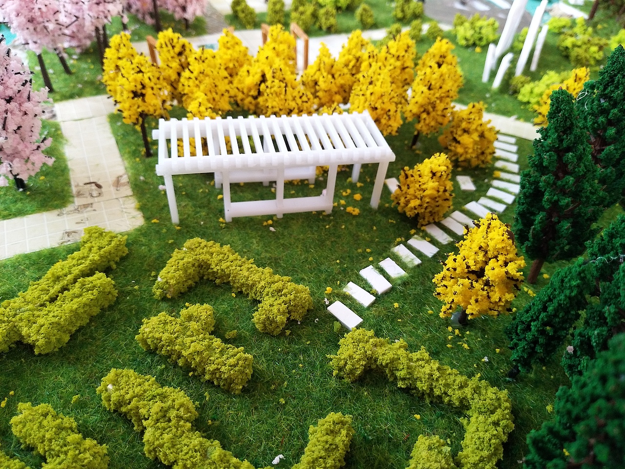 公园模型制作