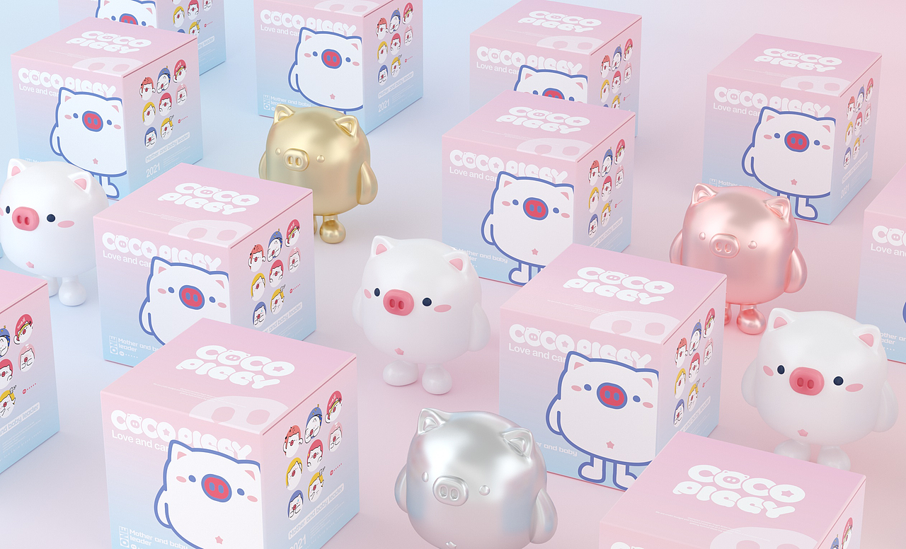 COCO PIGGY可可噜噜 ×同道设计 | IP形象升级