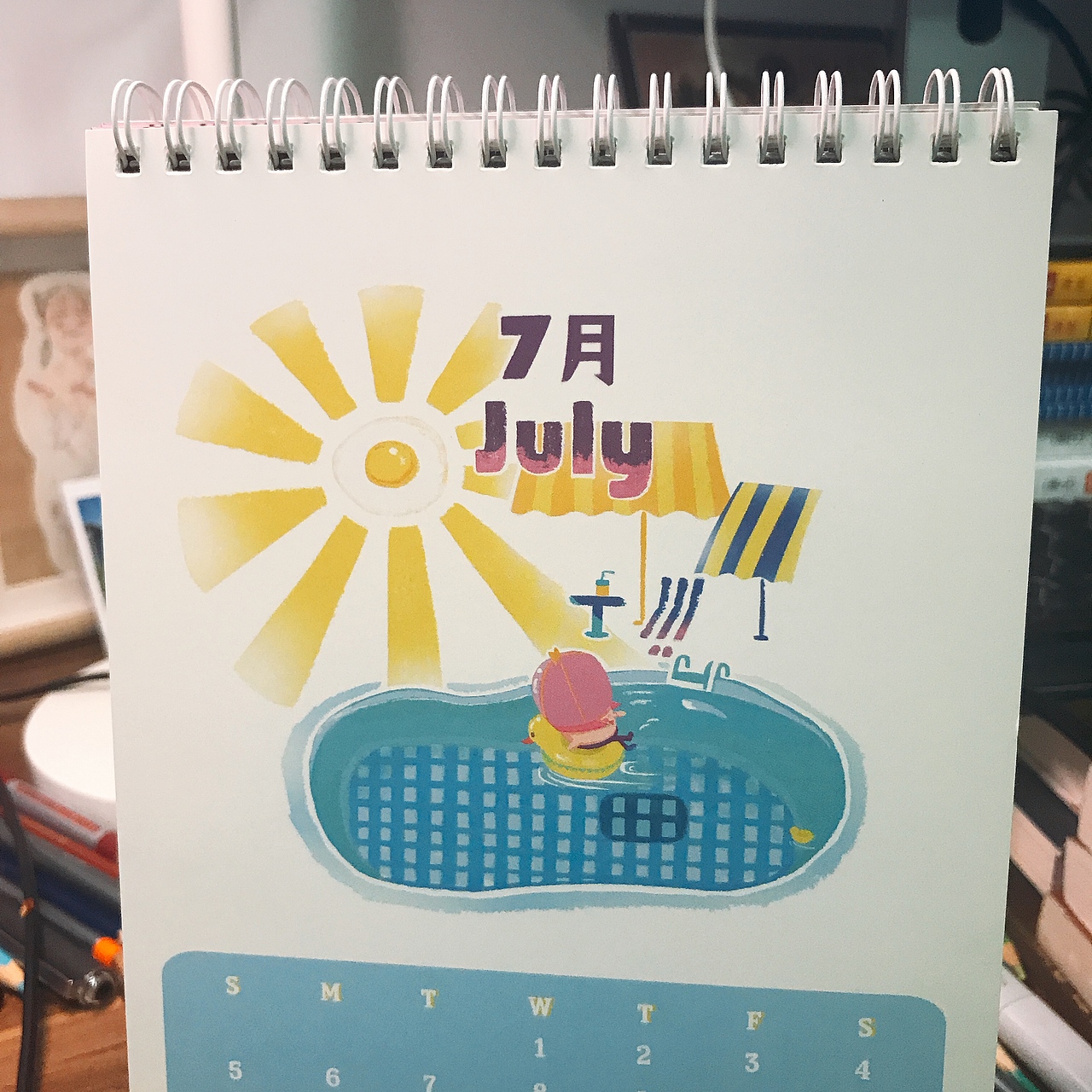 原创台历插画。（图ZOTY1OTM5MDg=） - 儿童插画 - 站酷设计师jenny珍妮原创素材 - 站酷ZCOOL