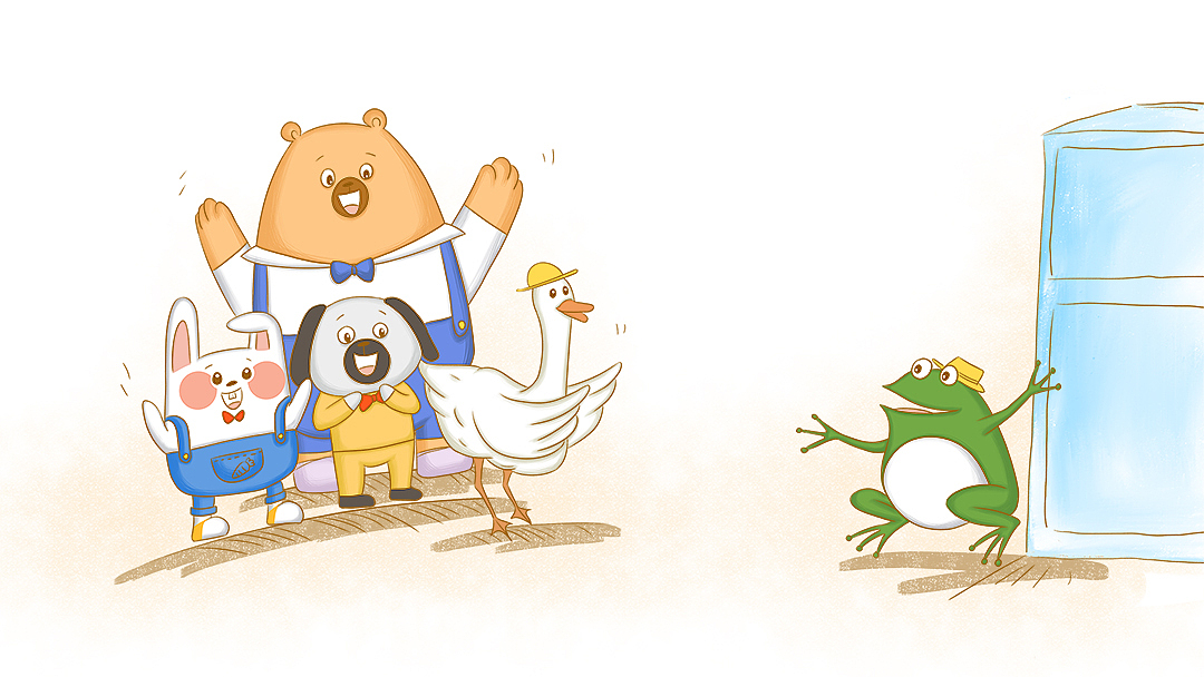 《欢迎来我家》（图ZMTU0NzgyMjUy） - 儿童插画 - 站酷设计师卓小昕sweetheart原创素材 - 站酷ZCOOL