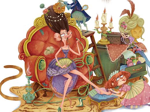 小场景练习-老鼠贵妇