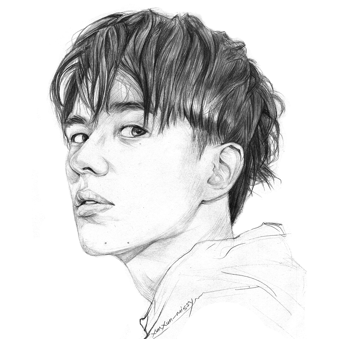 9画素描头像系列