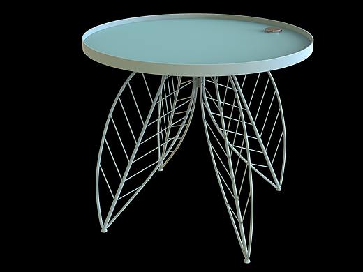 叶子造形咖啡桌