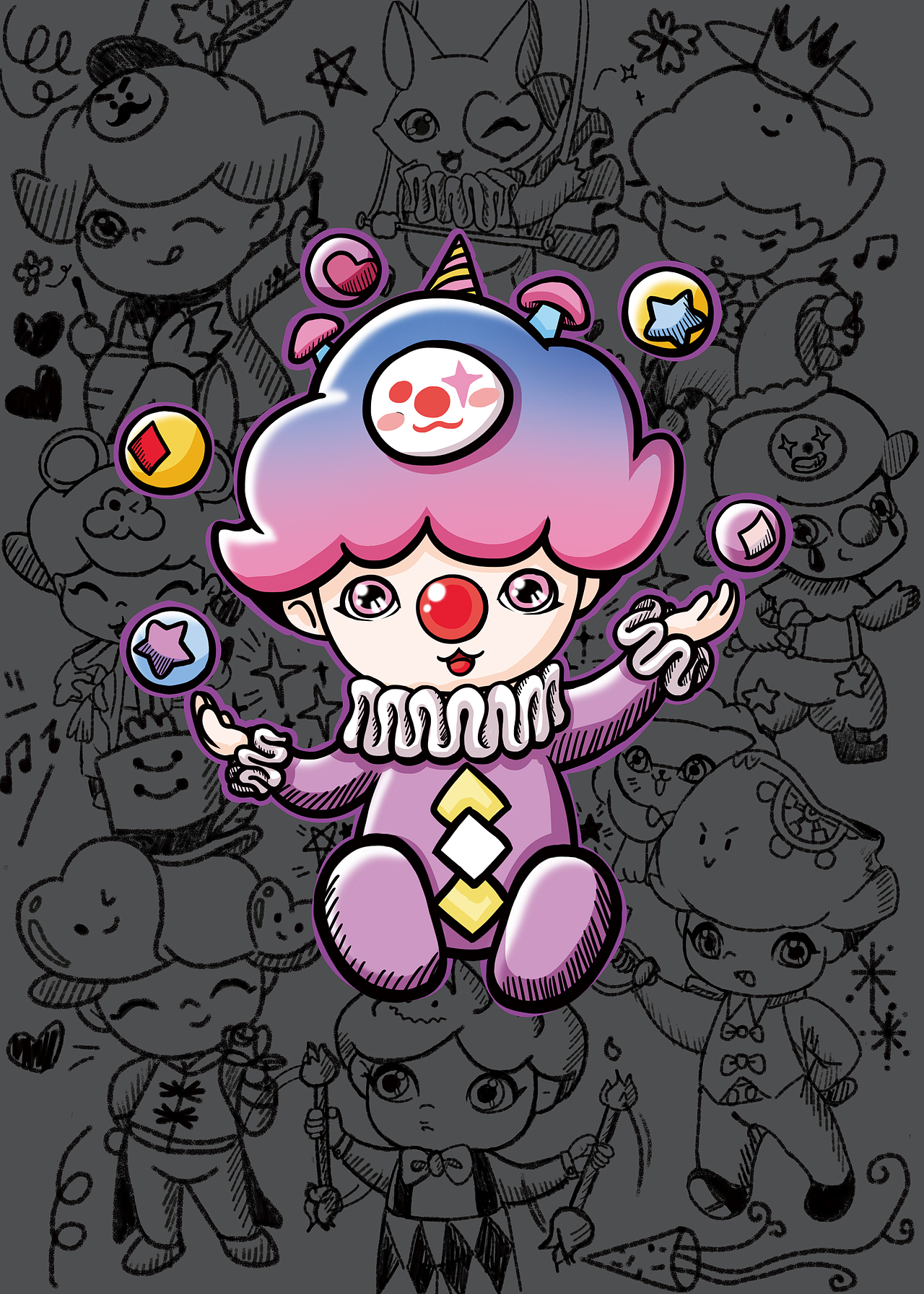 泡泡玛特dimoo马戏团