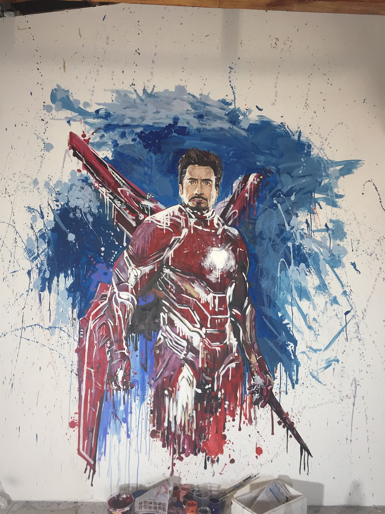 禁止商业用途-禁止个人用途                          钢铁侠墙绘图