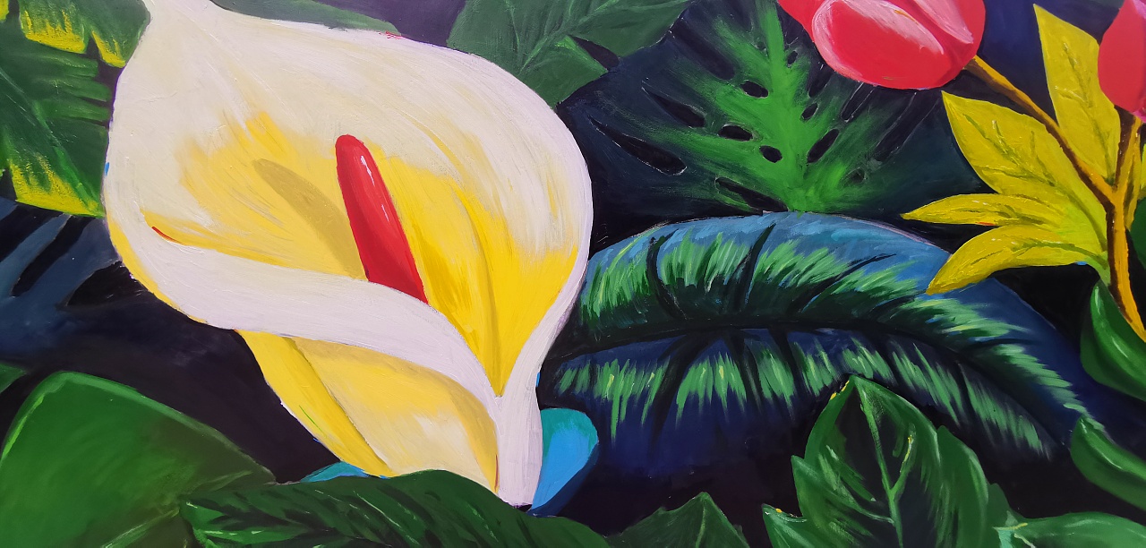 墙绘系列-上海小区景观墙