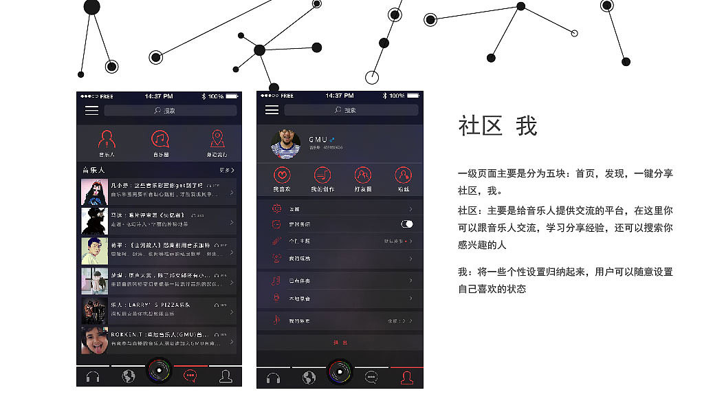 音乐汇APP实战（图ZMzk2NzQ2OTI=） - APP界面 - 站酷设计师孙二娘007原创素材 - 站酷ZCOOL