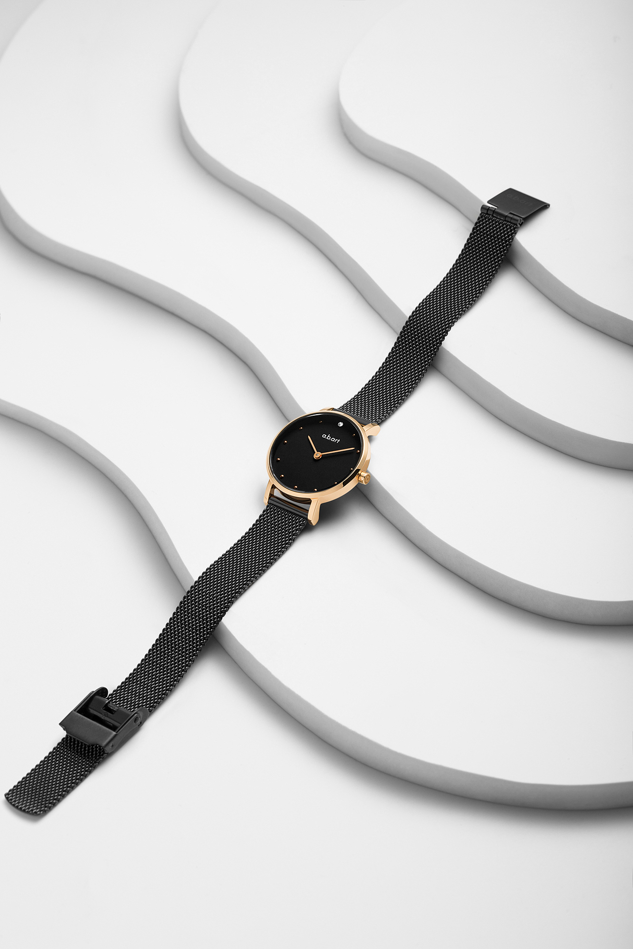 爱彼雅手表产品的一组线下灯箱海报拍摄