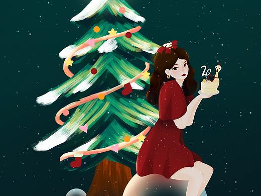 圣诞节快乐~Merry Christmas（个人主页-ZNTcxMzI4NTY=） - 创作习作 - 站酷设计师KYuu晓宇原创素材 - 站酷ZCOOL