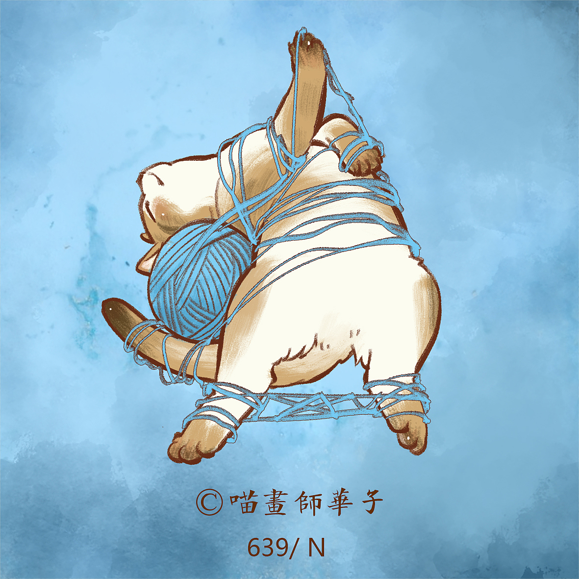 不断更日常画猫的275天（图ZMTk3ODk1NDcy） - 艺术插画 - 站酷设计师喵画师华子原创素材 - 站酷ZCOOL
