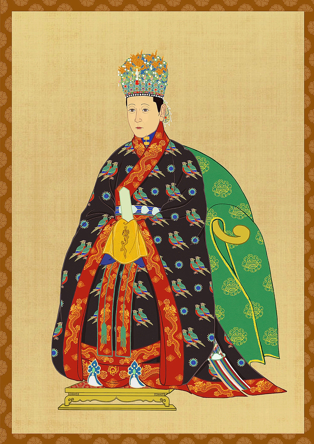明朝皇后坐像（图ZMjc4NTU2NjI0） - 创作习作 - 站酷设计师xvictorx原创素材 - 站酷ZCOOL
