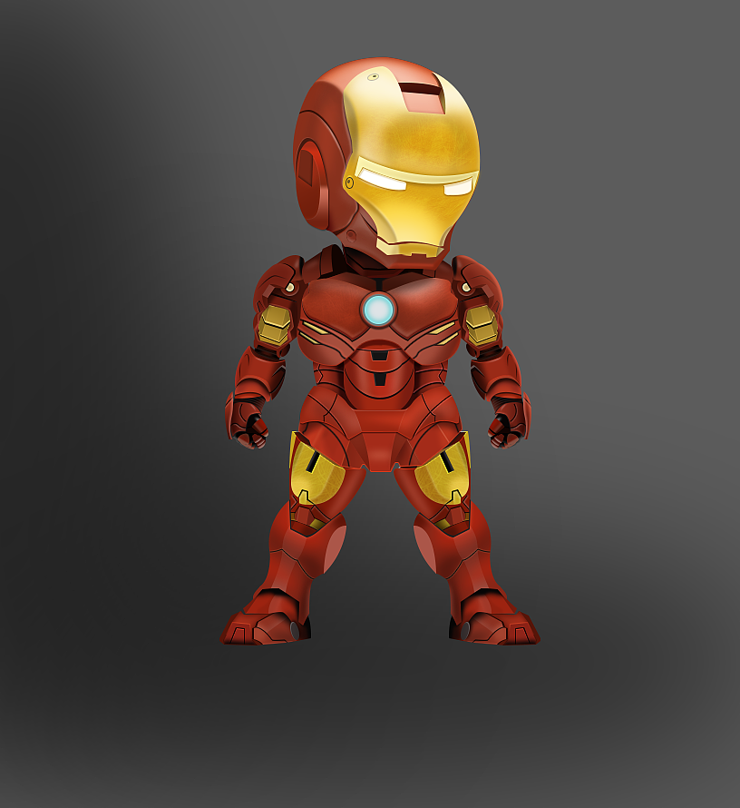 临摹练习-钢铁侠（图ZMzc1NjY2NjQ=） - 其他UI - 站酷设计师王小二很忙原创素材 - 站酷ZCOOL