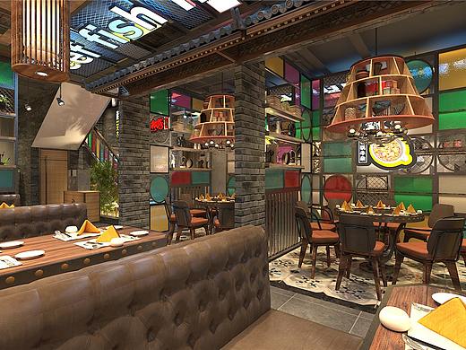 设计烤肉店招牌|烤肉店装饰设计|烤肉店装修设计