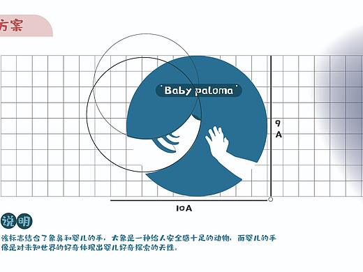 baby  paloma童装品牌logo及vi系统设计