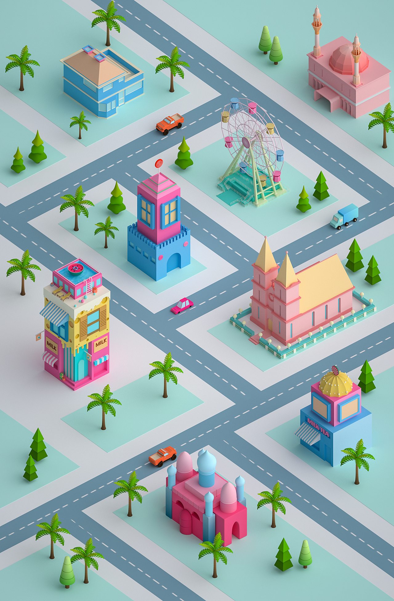 Octane Render渲染练习（图ZMTg2Nzk0NzY0） - 其他三维 - 站酷设计师翘翘日志原创素材 - 站酷ZCOOL