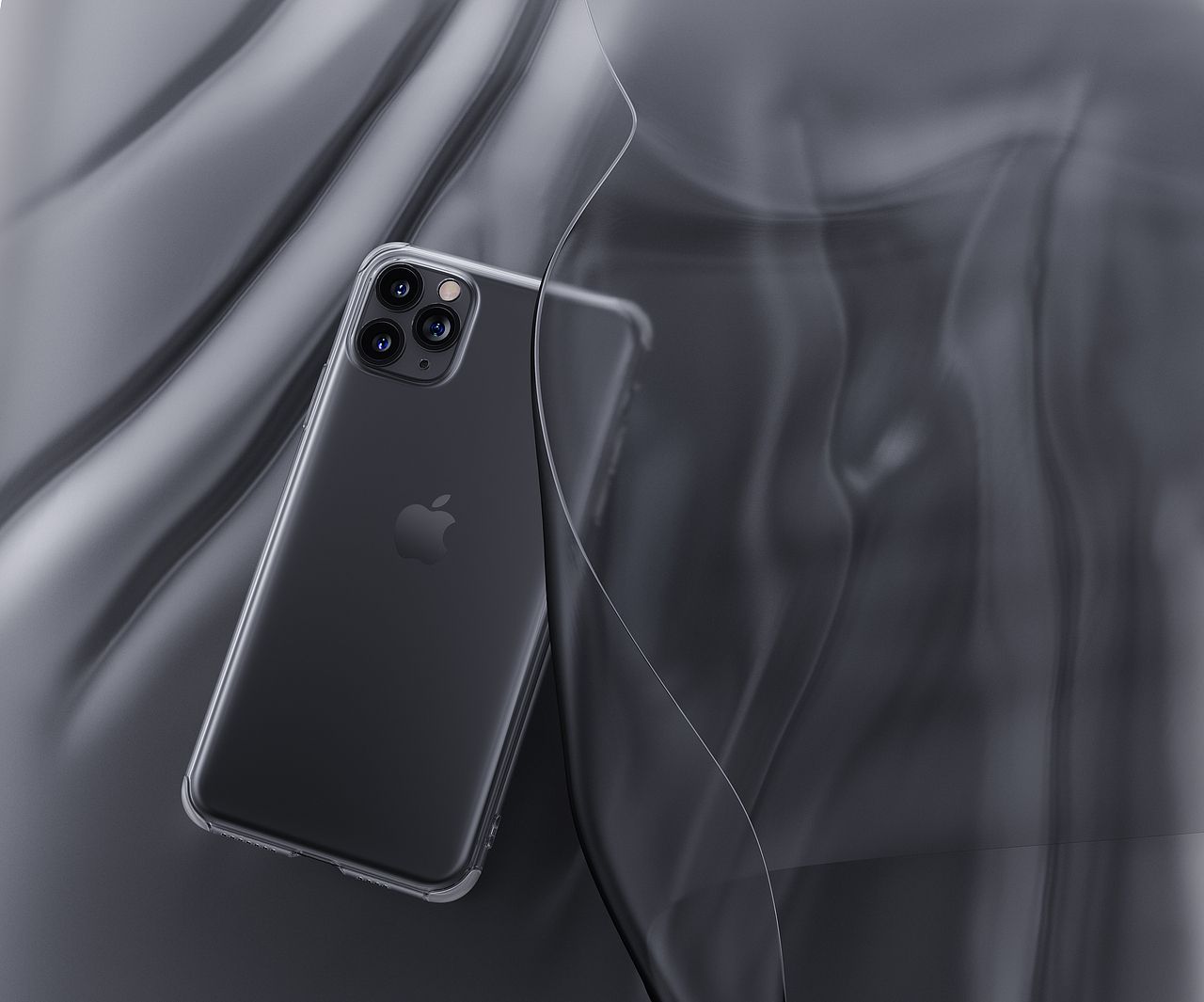 【iphone 11 pro ——— 磨砂透明壳】