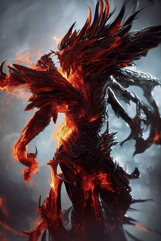 炽天使的加冕 AI绘画