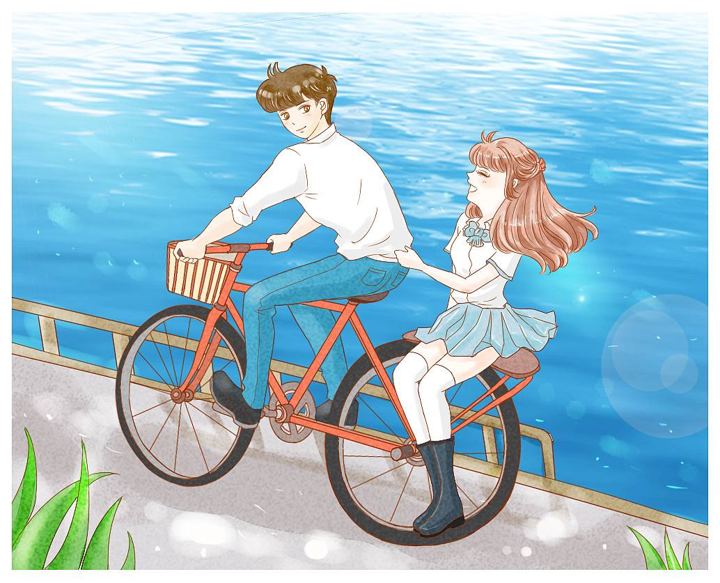 初恋如梦,似水流年|插画|商业插画|芷言有画说 - 原创作品 - 站酷