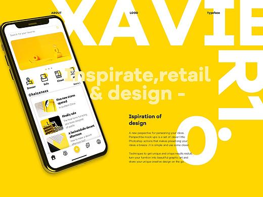 XAVIER 1.0 App PACKING DESIGN（黄色主题）