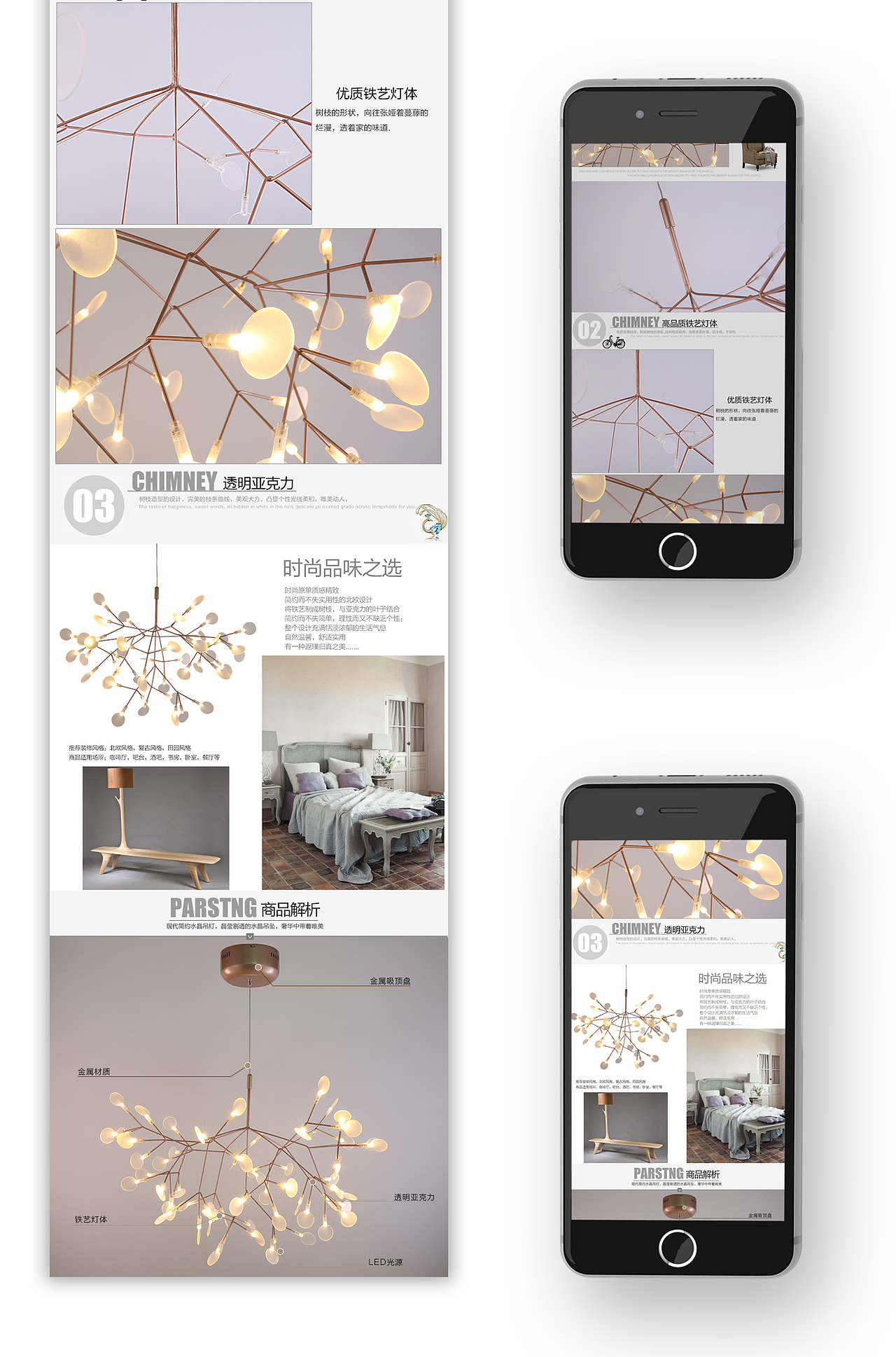 时尚设计吊灯详情页（图ZMTczMTY3MTg4） - 电商 - 站酷设计师lishuai0704原创素材 - 站酷ZCOOL