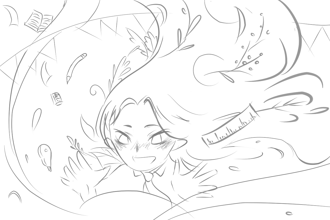 61儿童节得力文具线下宣传物料儿童插画