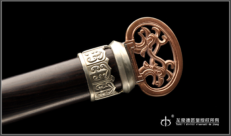 德匠堂宝剑-龙泉刀剑-名剑—燕支|百炼钢(DJ-2652)