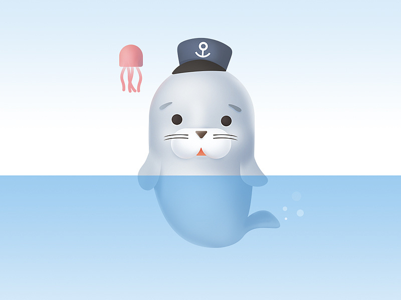 captain seal & his jelly friend