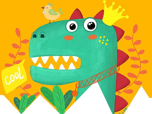 蛋壳里的小恐龙